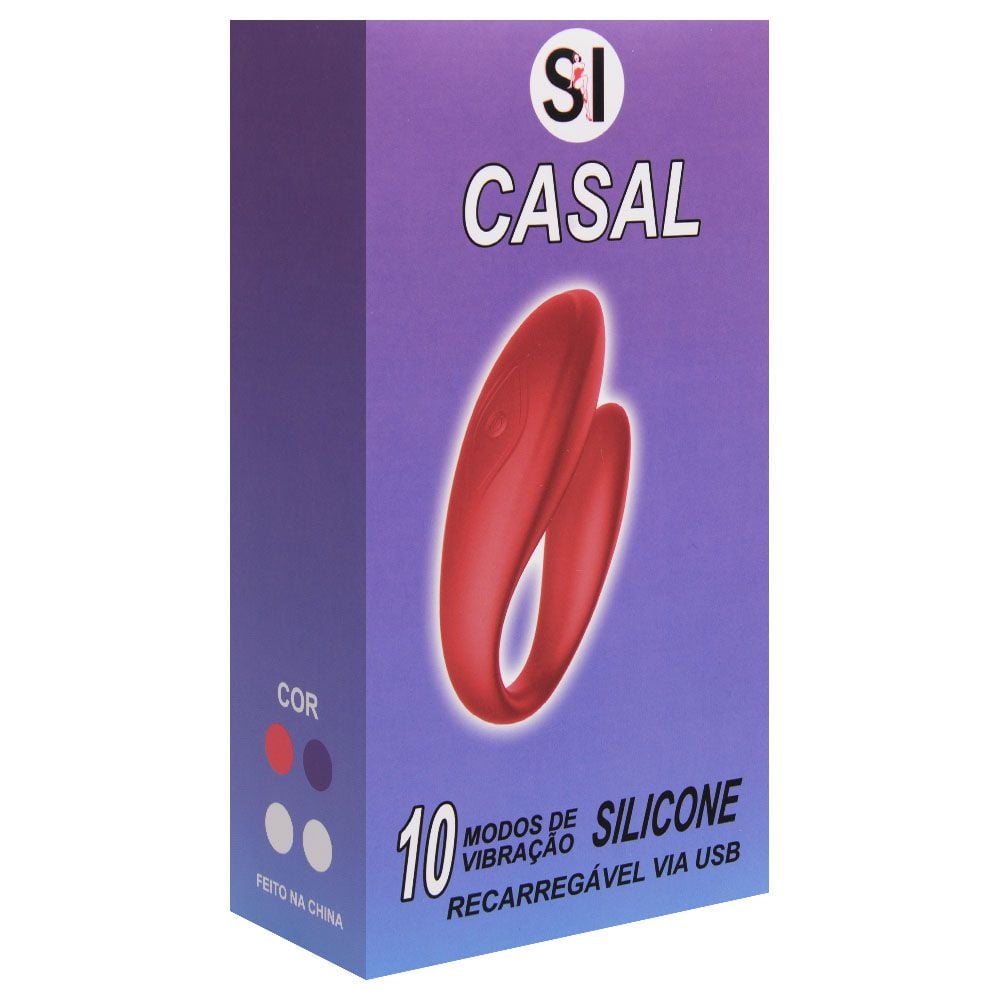 Vibrador Casal 10 Vibrações Cotrole Sem Fio SI - Gall