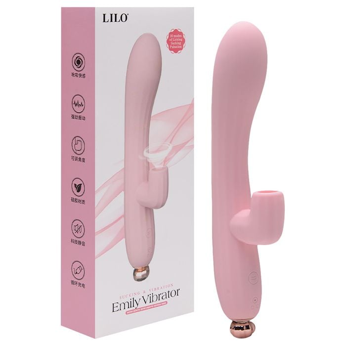 Vibrador Ponto G Com Pulsações Usb Lilo Vipmix