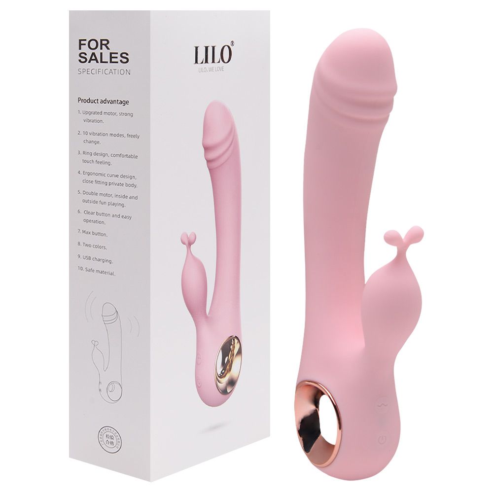 Vibrador Ponto G Estimulador Clítoris Usb Lilo Vipmix