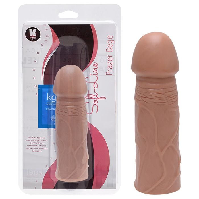 Pênis De Borracha Maciço 22 X 5,8cm Kgel