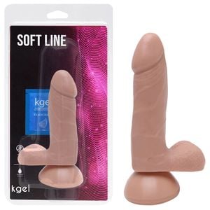 Penis Borracha Macico Com Ventosa 15 X 4cm Kgel