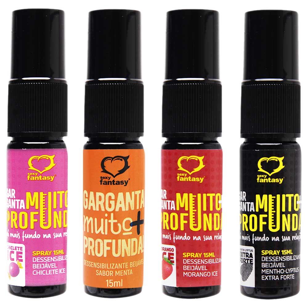 Garganta Muito Mais Profunda Spray 15ml Sexy Fantasy Gall Sex Shop