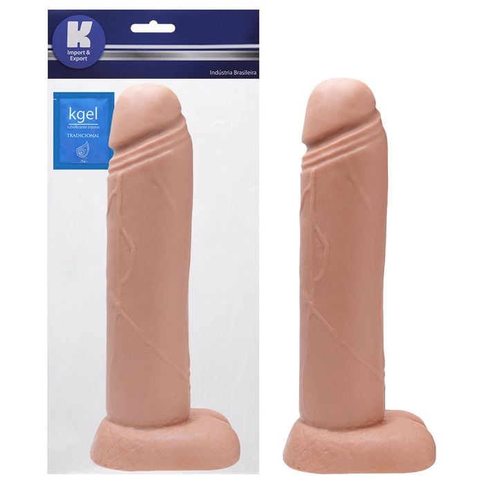 Pênis De Borracha Maciço Gigante 40 X 10cm Kgel