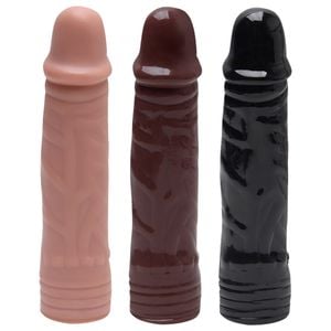 Pênis De Borracha Maciço 21 X 4,2cm Kgel