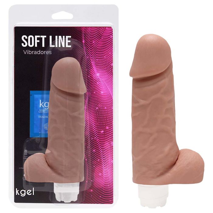 Pênis Vibrador Interno 18 X 5cm Kgel