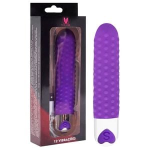 Vibrador Personal 12 Vibrações Texturizado Vipmix