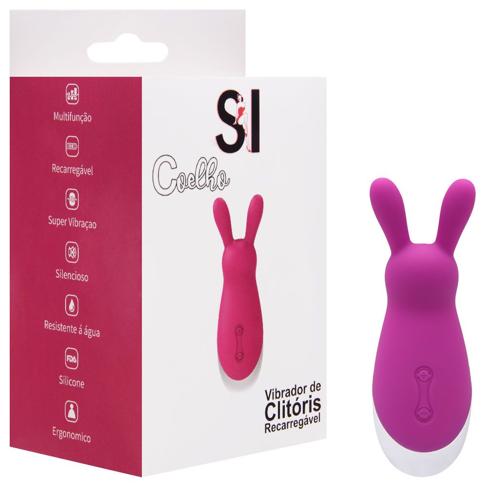 Vibrador Clitóris Formato De Coelho Si Sexy Import - Gall