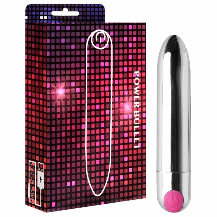 Power Bullet Recarregável 10 Vibrações Youvibe Vipmix