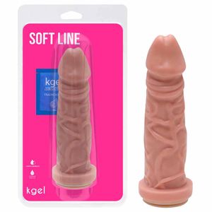 Pênis Maciço Vac-u-loc Para Cinta 17,5 X 4cm Kgel