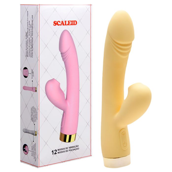 Vibrador Ponto G Pulsação 12 Modos Scaleid Sexy Import