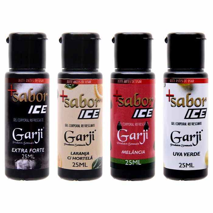 + Sabor Ice Gel Comestível 25ml Garji