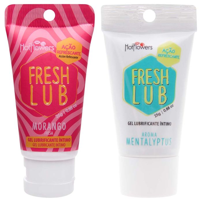 Fresh Lub Lubrificante Beijável 25g Hot Flowers