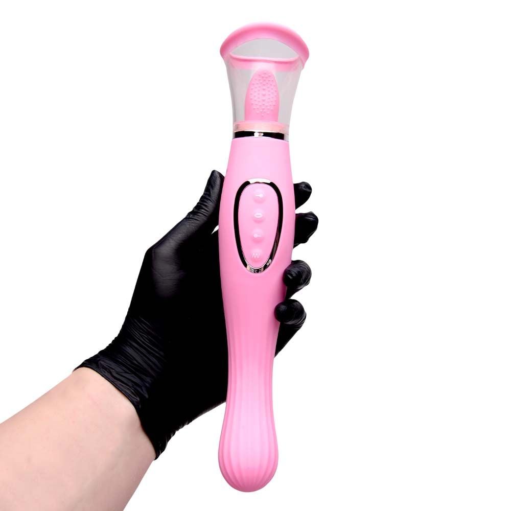 Vibrador Ponto G Sugador Clitóris Língua Vipmix - Gall