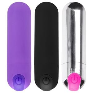 Power Bullet Recarregável Com 10 Vibrações Vipmix