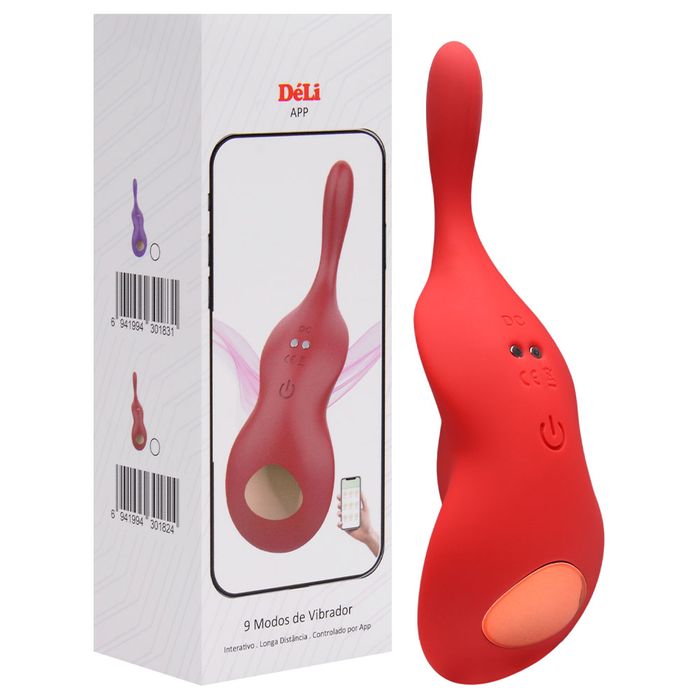 Vibrador De Calcinha Via App 9 Modos Déli Sexy Import