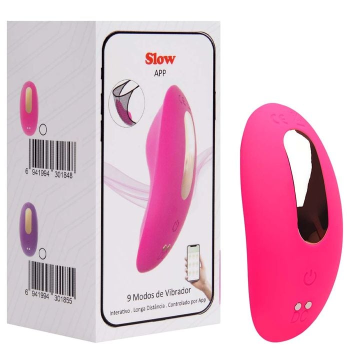 Vibrador De Calcinha Via App 9 Modos Slow Sexy Import