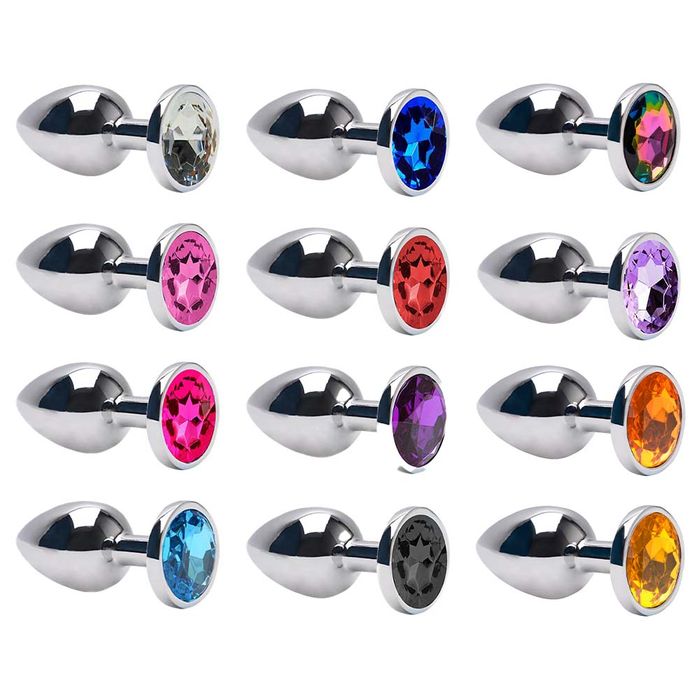 Plug Anal G Aço Brilhante Sexy Import