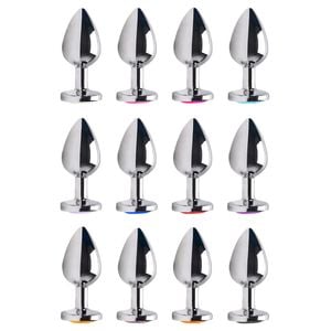 Plug Anal G Aço Brilhante Sexy Import