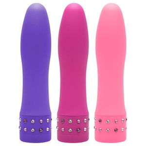 Vibrador Diamond Toque Aveludado 10 X 2,2cm Vipmix