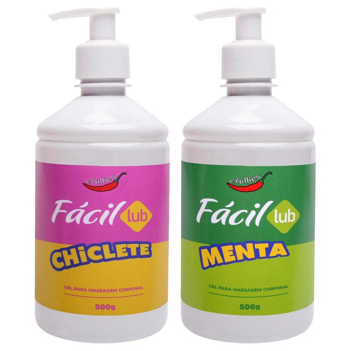 Fácil Lub Gel Corporal Aromático 500g Chillies