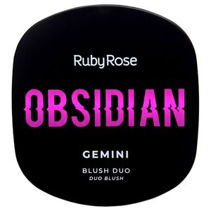 Blush Duo Obsidian Gemini 3,2g Ruby Rose