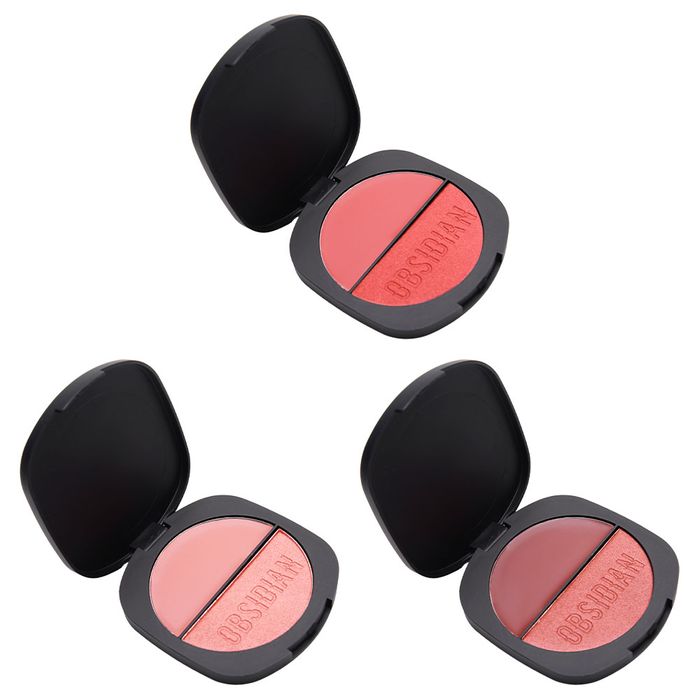 Blush Duo Obsidian Gemini 3,2g Ruby Rose