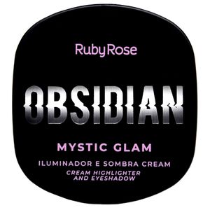 Iluminador E Sombra Cream Obsidian Ruby Rose