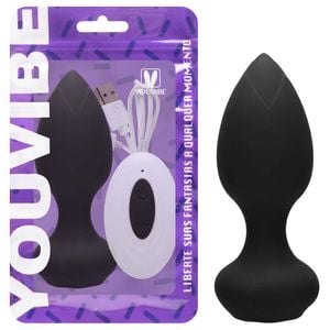 Plug Anal 10 Vibrações Controle Sem Fio Youvibe Vipmix