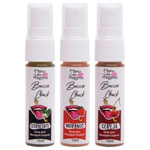 Bocca Chock Spray Excitante 15ml Menu Dos Prazeres