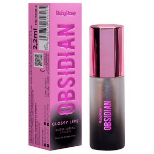 Gloss Labial Glossy Lips Obsidian 2,2ml Ruby Rose