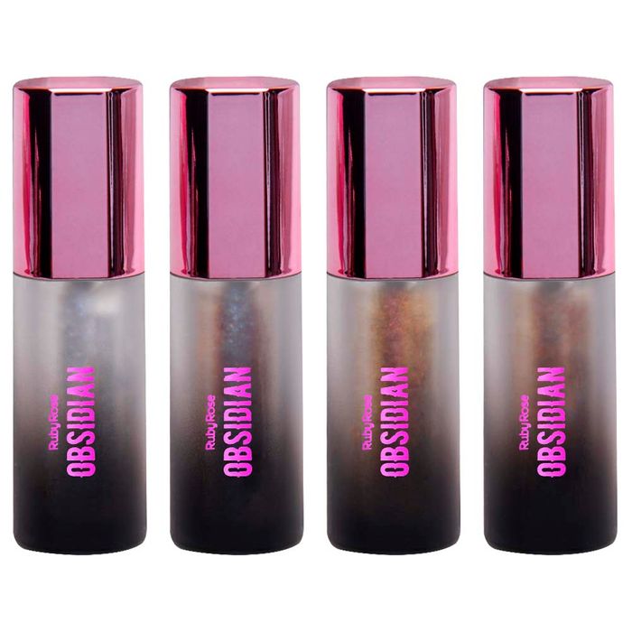 Gloss Labial Glossy Lips Obsidian 2,2ml Ruby Rose