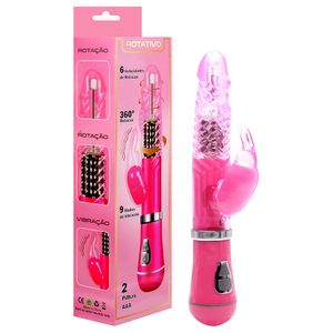 Vibrador Rotativo Coelhinho à Pilha Sexy Import