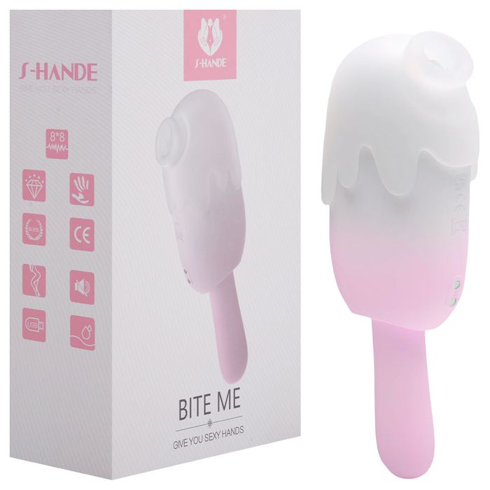 Vibrador Pulsação Sorvete Bite Me Sexy Import