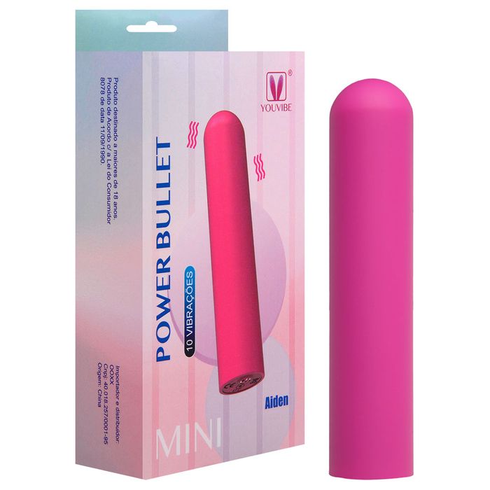 Cápsula Power Bullet 10 Modos Aiden Youvibe Vipmix