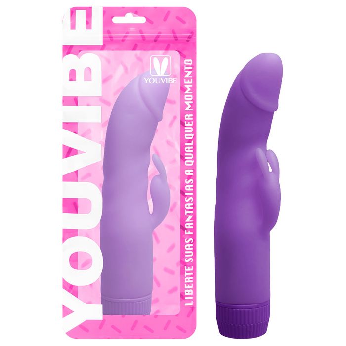 Vibrador Rabbit Ponto G Plug Lateral Youvibe Vipmix