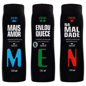 Sabonete Líquido Masculino 200ml Apinil