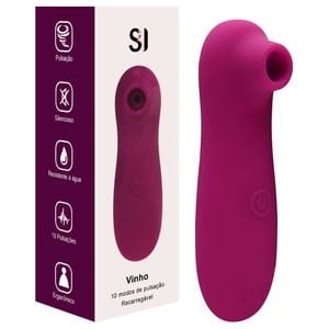 Vibrador Clitóris Pulsação Recarregável Sexy Import