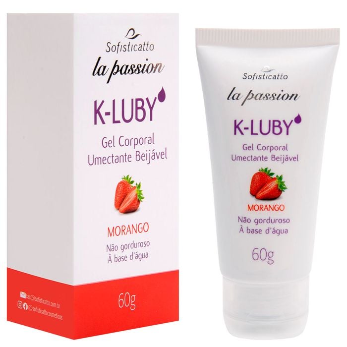 K-luby Gel Umectante Beijável Lubrificante 60g Sofisticatto