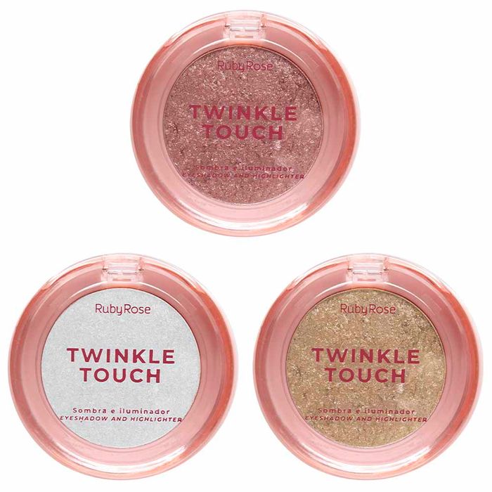 Twinkle Touch Sombra E Iluminador 6g Ruby Rose