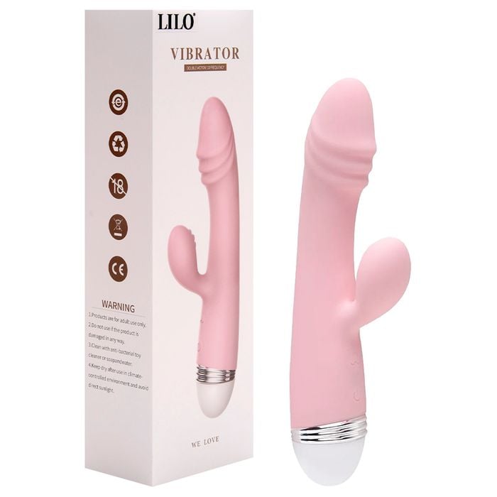 Vibrador Ponto G Com Estimulador Lilo Vipmix