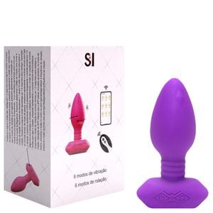 Plug Anal Vibro E Rotação Com App Sexy Import