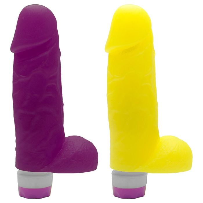 Pênis Vibrador Interno Colors 18 X 5cm Kgel