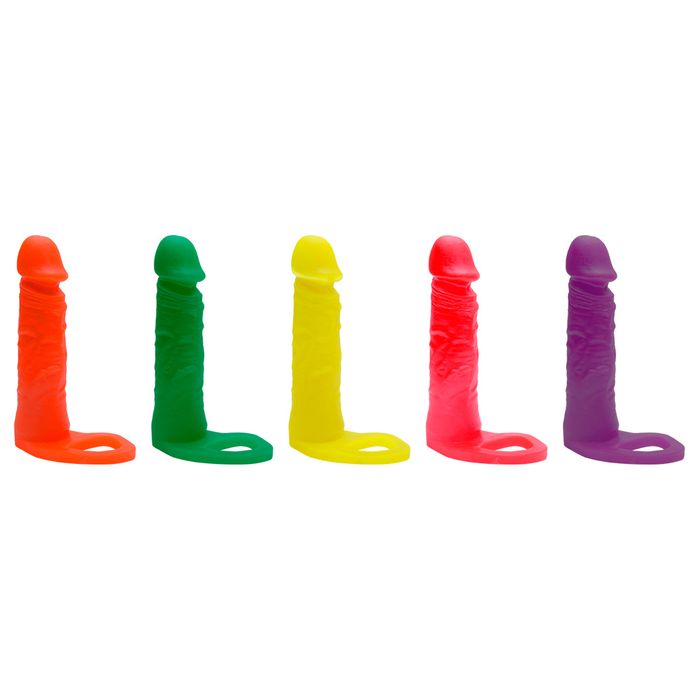 Anel Companheiro Pênis Colors 17 X 4cm Kgel