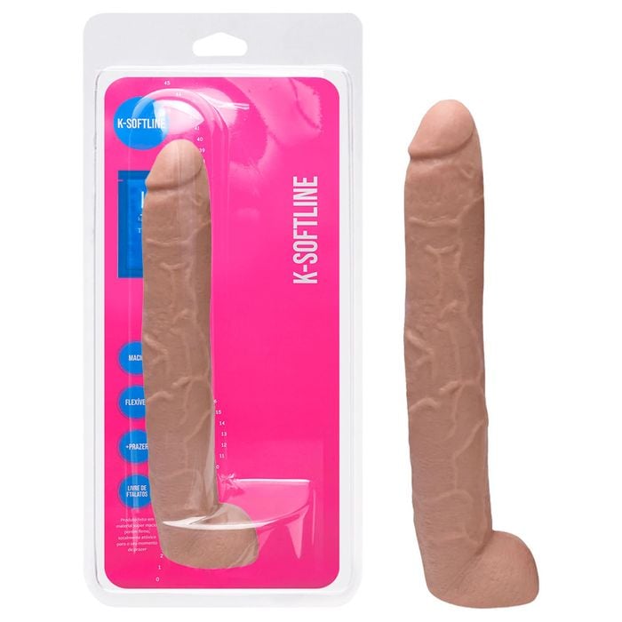 Pênis De Borracha Maciço 39 X 5,6cm Kgel
