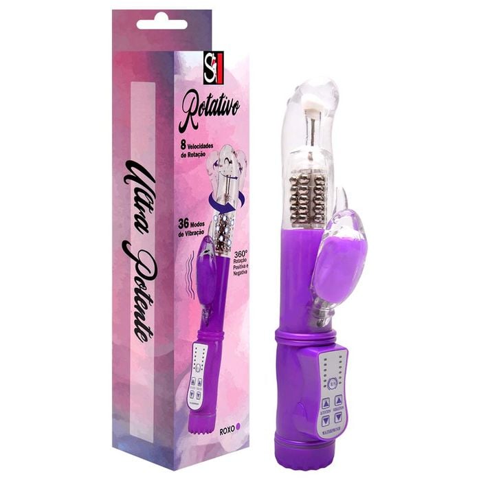 Vibrador Jack Rabbit Rotativo Ponto G 36 Vibrações Sexy Import