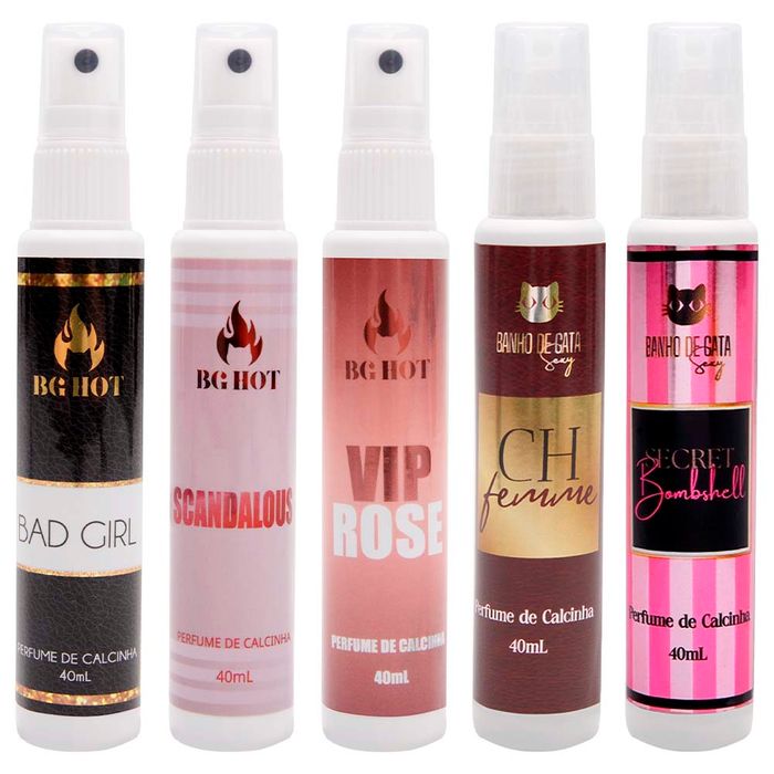 Perfume De Calcinha Antisséptico 40ml Banho De Gata