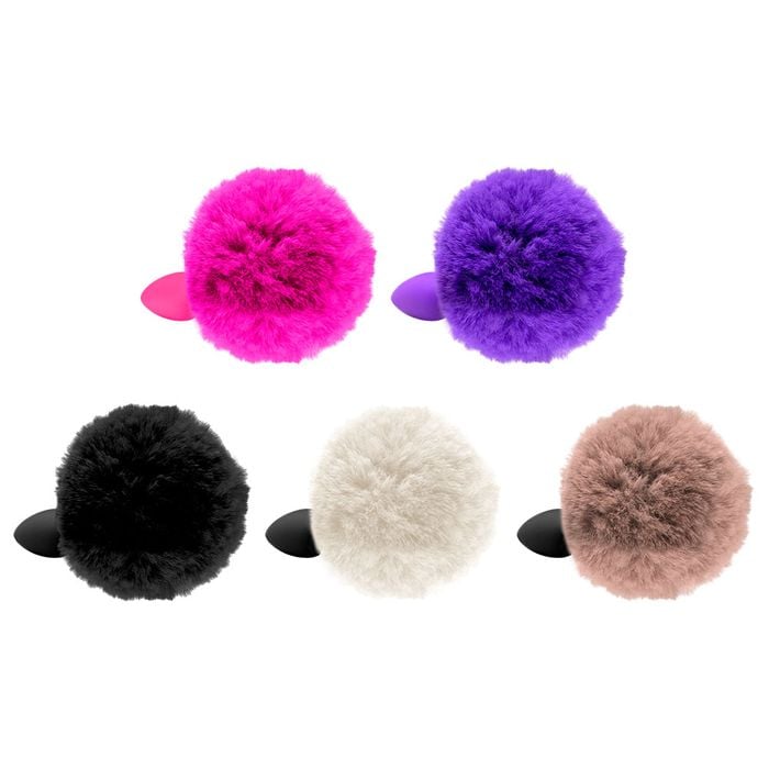 Plug Anal P Cônico Rabo De Coelho Vipmix