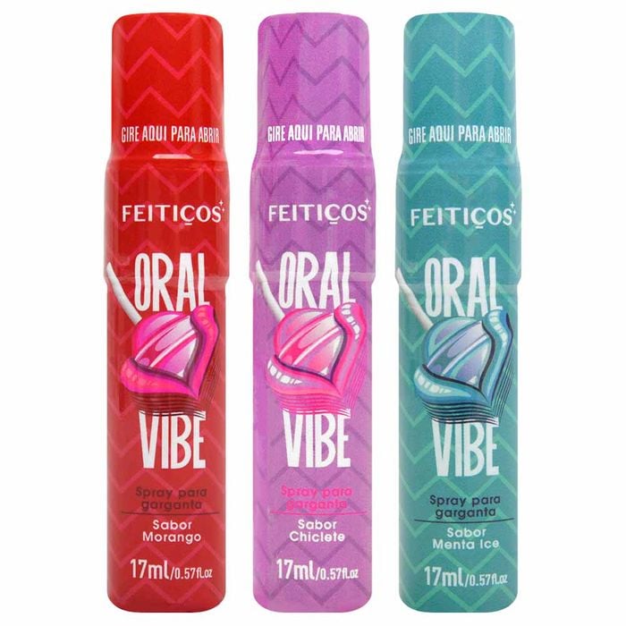 Oral Vibe Spray Garganta Profunda 17ml Feitiços