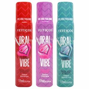 Oral Vibe Spray Garganta Profunda 17ml Feitiços
