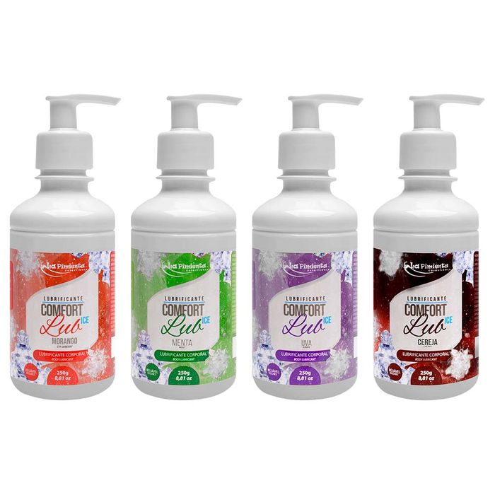 Lubrificante Comfort Lub Ice Beijável 250g La Pimienta